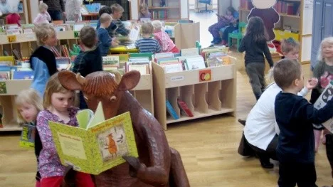 På Världsbokdagen brukar alla bibliotek och dess filialer satsa extra på aktiviteter för barn.