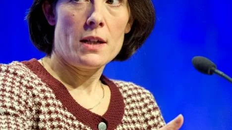 Försvarsminister Karin Enström (M) talade under måndagen på konferensen "Folk och försvar" i Sälen.