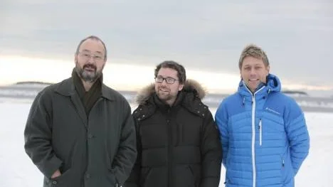 Jan-Erik Jaensson, vd för Swedish Lapland, Jeremy Hildreth, varumärkesexpert, och Peter Thorneus, Kiruna Lappland, är ense om att varumärket Swedish Lapland måste bli kändare. Ett led i det är den nya moderna webbplatsen.