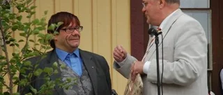 Fransson avtackades av landshövdingen