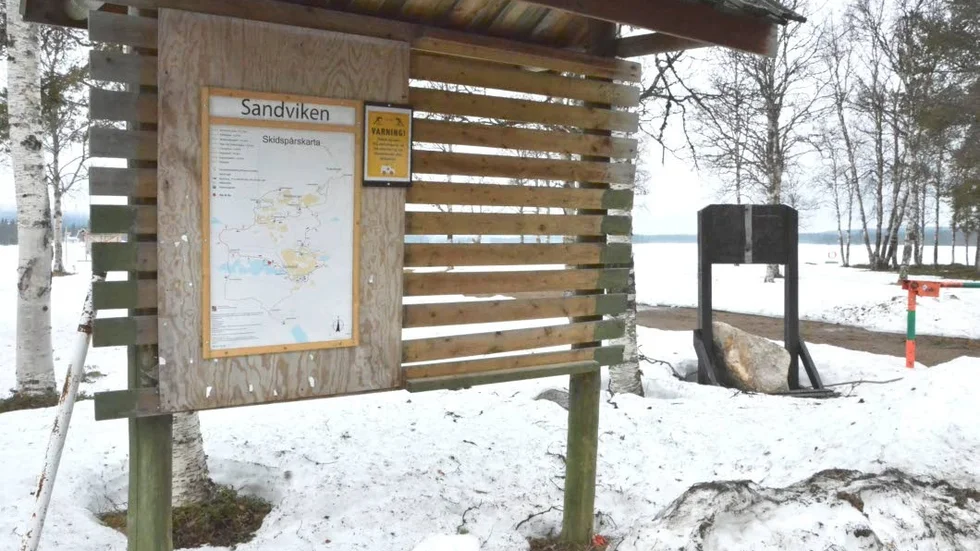 Inte badväder. Till sommaren fortsätter upprustningen av Sandviken.