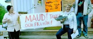 Byn fick ministerbesök mitt i natten