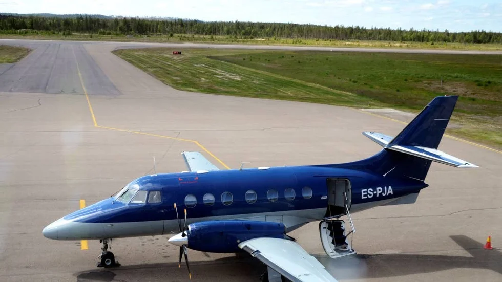 6 365 passagerare passerade Pajala flygplats förra året.