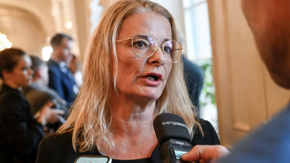 Skolminister Lotta Edholm (L) tillträdde som statsråd i tisdags.