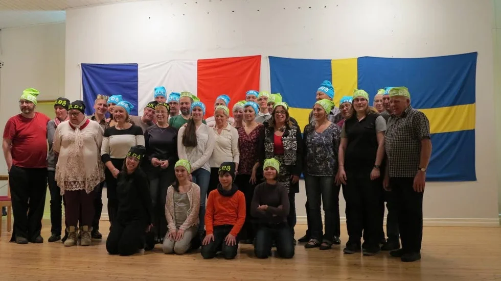 På besök. 33 fransyskor och fransmän.