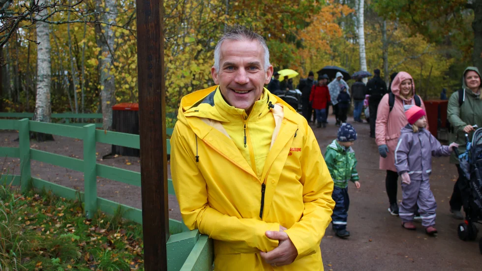 Astrid Lindgrens Världs vd Jocke Johansson är nöjd med årets upplaga av höstlovsöppet i parken. "Vi är supernöjda och det är extra roligt att många av våra utställare haft det bra och haft en bra försäljning, det är minst lika viktigt för oss."
