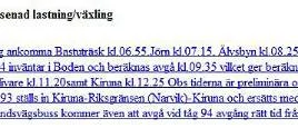 Tåget var mer än en timme sent, medger SJ