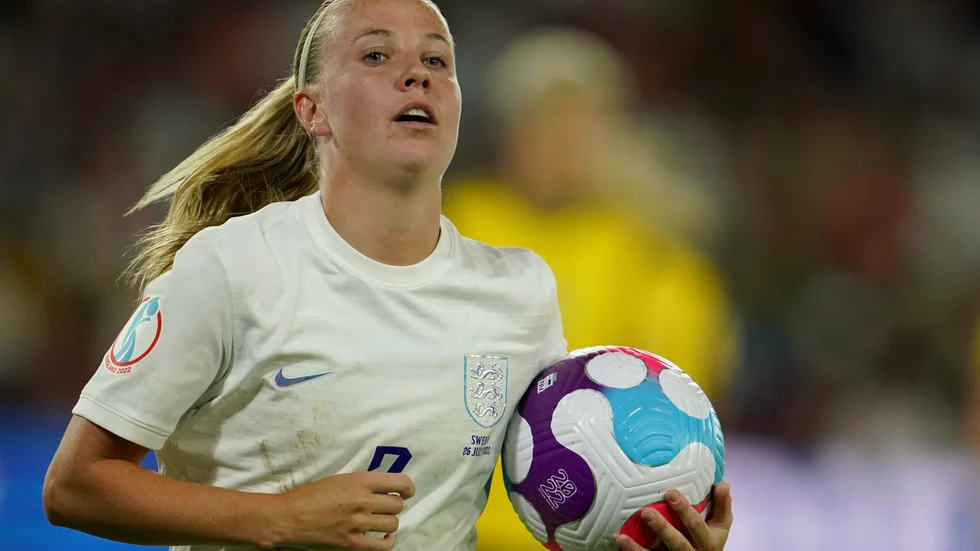Engelskan Beth Mead var en av Arsenals segerarkitekter i stormötet med Lyon. Arkivbild.
