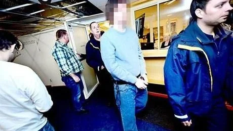 Den misstänkte 22-åringen fördes på fredagen in till rättssalen i Luleå tingsrätt.