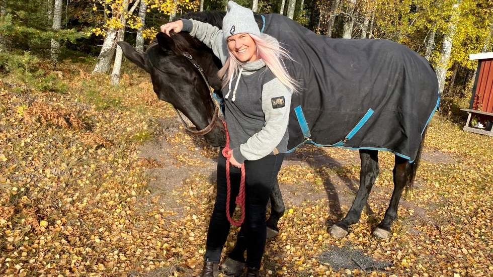 När Sara Walters åker till stallet kan hon vara "bara Sara".