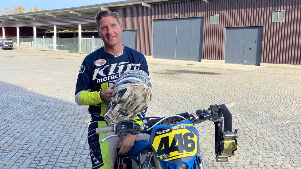 Peter Bysell hade en topplacering på gång i Söderhamn, men strax före mål tog soppan slut ...