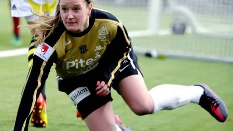 Jennifer Nobis låg bakom 2-0-målet och nu lovar hon att det ska bli mer fullträffar den här säsongen.