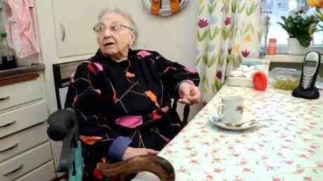 LITE OROLIG. "Jag var lite orolig på natten att han skulle komma tillbaka", säger Maria Löfgren.