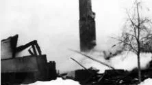 Norrskensflammans redaktion totalförstördes vid ett brandattentat som kostade fem människoliv 1940.