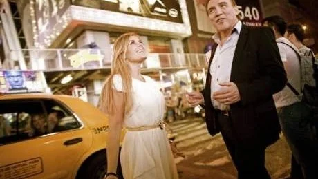 AMERIKANSK JUL. Pernilla Wahlgren och Christer Sjögren reste till New York för att söka inspiration inför årets julturné.