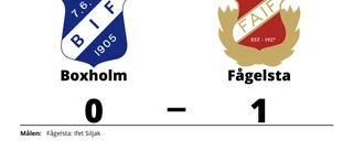Ifet Siljak avgjorde när Fågelsta sänkte Boxholm