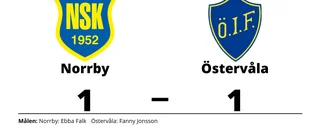 Halvtidsledning blev bara en poäng för Östervåla