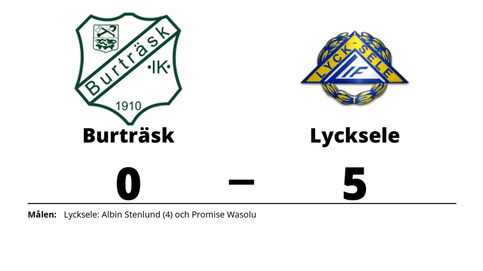 Burträsk IK förlorade mot Lycksele IF 2