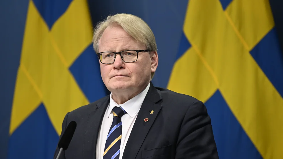 Försvarsminister Peter Hultqvist (S). Arkivbild.