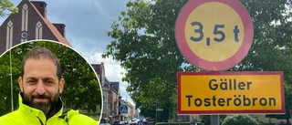 Fordon över 3,5 ton förbjudna på Tosteröbron – men vissa tungviktare får köra ändå: "Den klarar 60 ton"