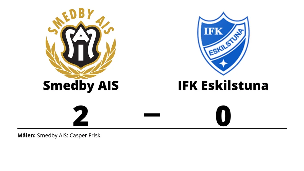 Smedby AIS vann mot IFK Eskilstuna