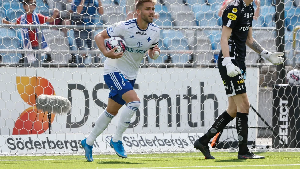 Christoffer Nyman räddade en poäng för IFK Norrköping med sina två mål mot Elfsborg.