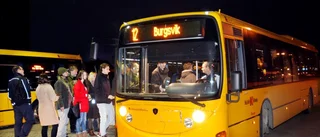 Inför nattbusstrafik under lågsäsong