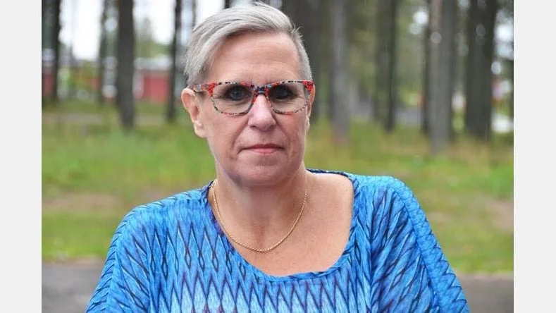 ORDFÖRANDE I S-KVINNOR I KALIX. Eva-Britt Ekberg.