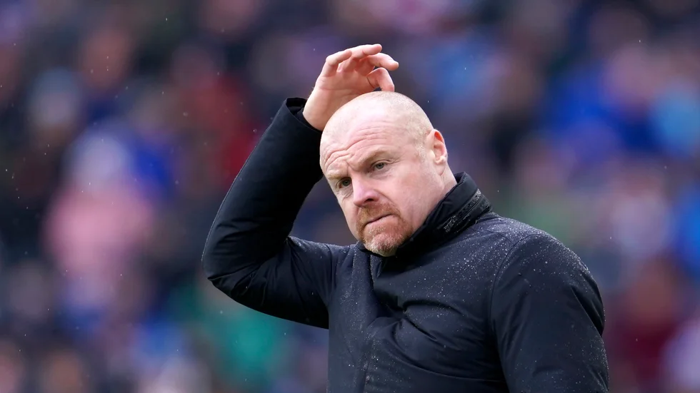 Premier League-laget Burnley sparkar tränaren Sean Dyche. Arkivbild.