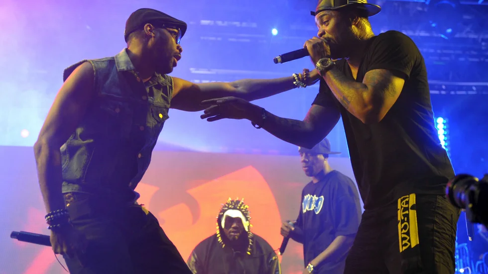 Wu-Tang Clan på festivalen Coachella 2013. Arkivbild.