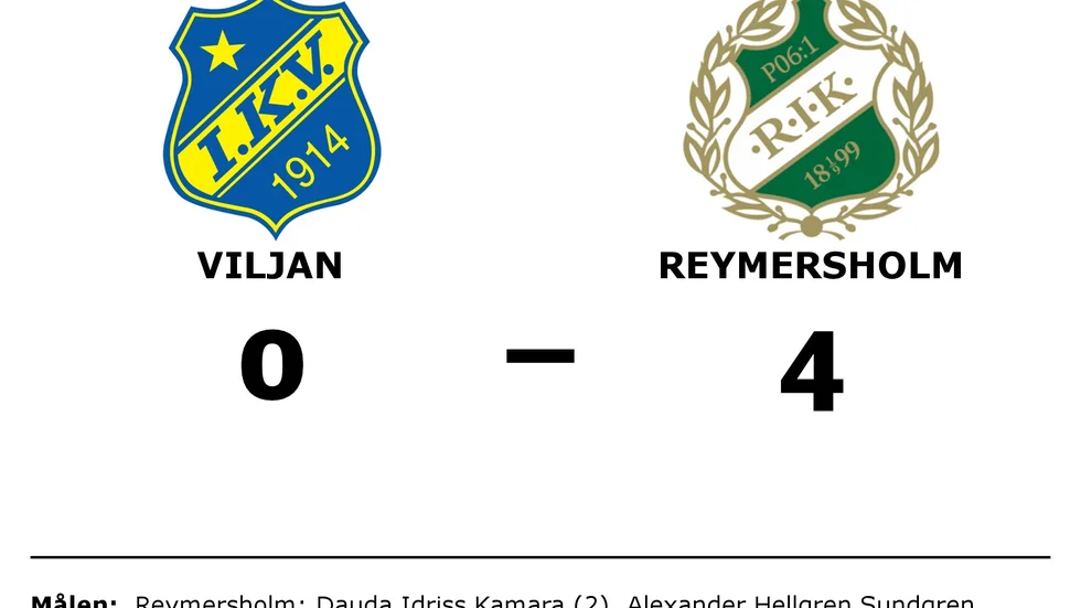 IK Viljan Strängnäs förlorade mot Reymersholms IK