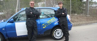 De kör sin första rallytävling - "Livrädd, men det ska bli jäkligt skoj"