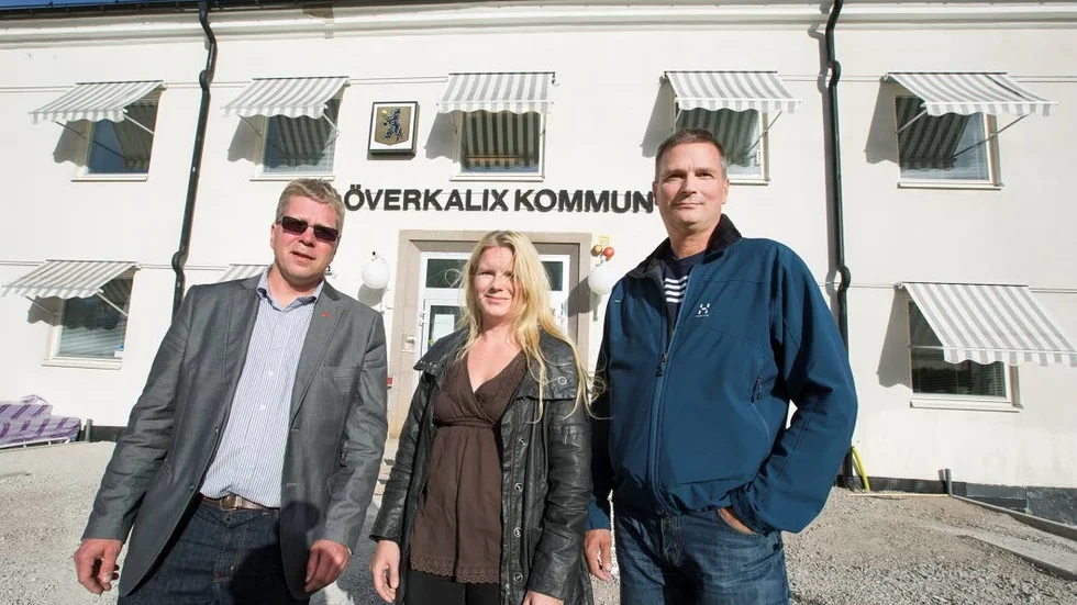 Allians. Så här såg det ut efter valet 2014 när Mikael Larsson (V) , Sarah Karlsson (C) och Matz Flink (M) tog plats i kommunstyrelsen. Sedan dess har moderaterna sparkats ut ur alliansen efter oenighet och nu kan det bli maktskifte i kommunen.