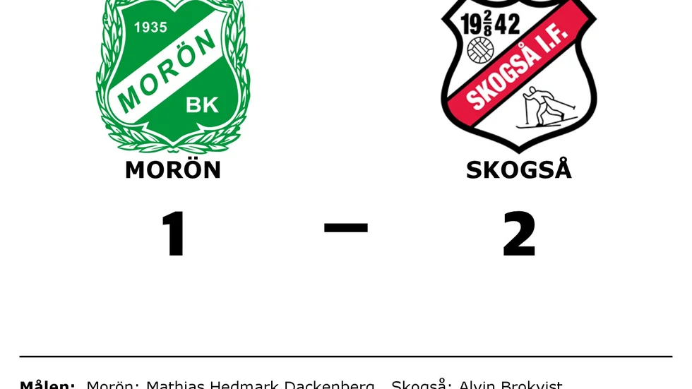 Morön BK förlorade mot Skogså IF