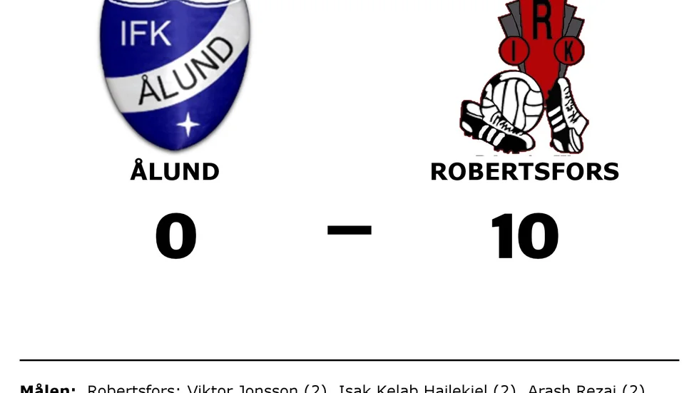 IFK Ålund förlorade mot Robertsfors IK