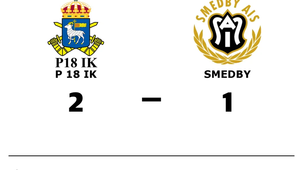 P 18 IK vann mot Smedby AIS