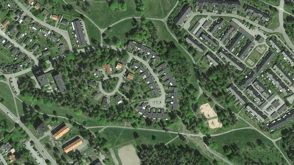 Området kring Norra Storängsvägen 56