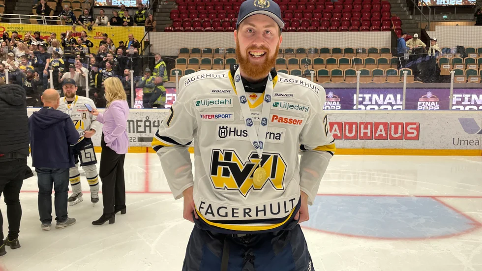 Andreas Söderberg var med och tog steget upp till SHL med HV71.