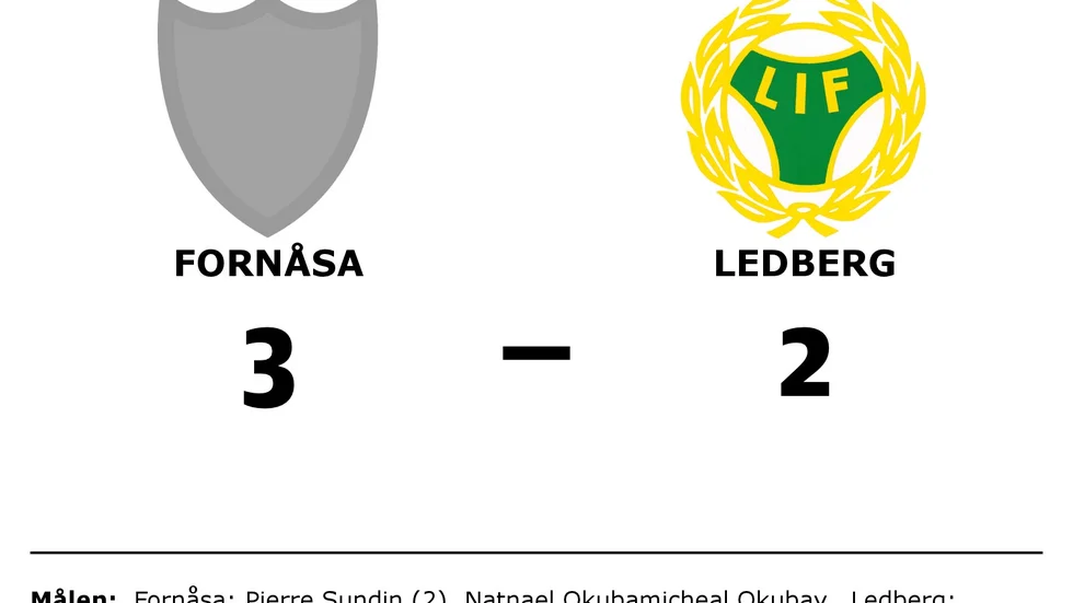 Fornåsa IF vann mot Ledbergs IF
