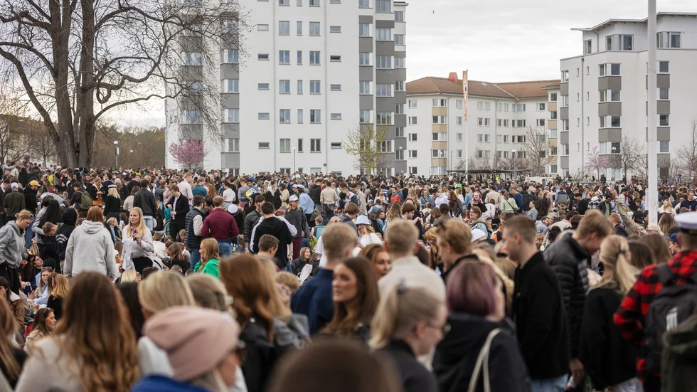 Ekonomikumparken var fullpackad, efter att ha stått tom två år i rad på grund av corona.