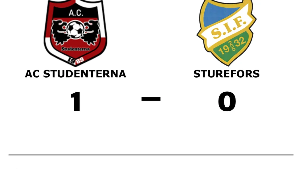 AC Studenterna vann mot Sturefors IF