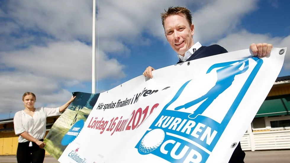 Richard Svalling och Eskilstuna GK står som värd för 2019 års final av Kuriren Cup i golf.