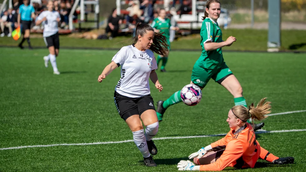 Sarah Falkevall ligger tvåa i skytteligan med 19 gjorda mål. 