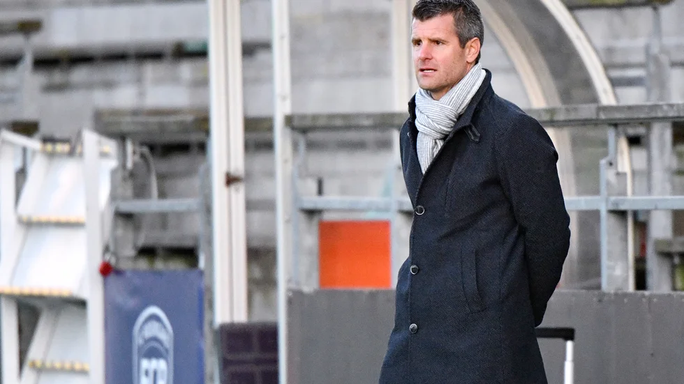 Jens Scheuer lämnar jobbet som tränare i Bayern München efter den här säsongen. Arkivbild.