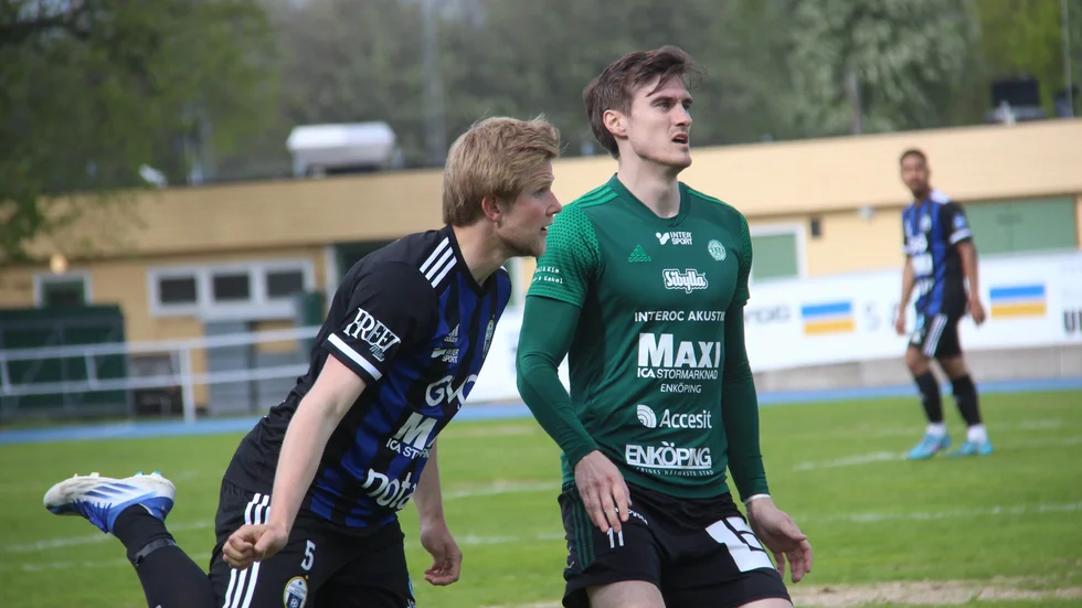 Patrik Lundemo gjorde 1-0 för ESK. 
