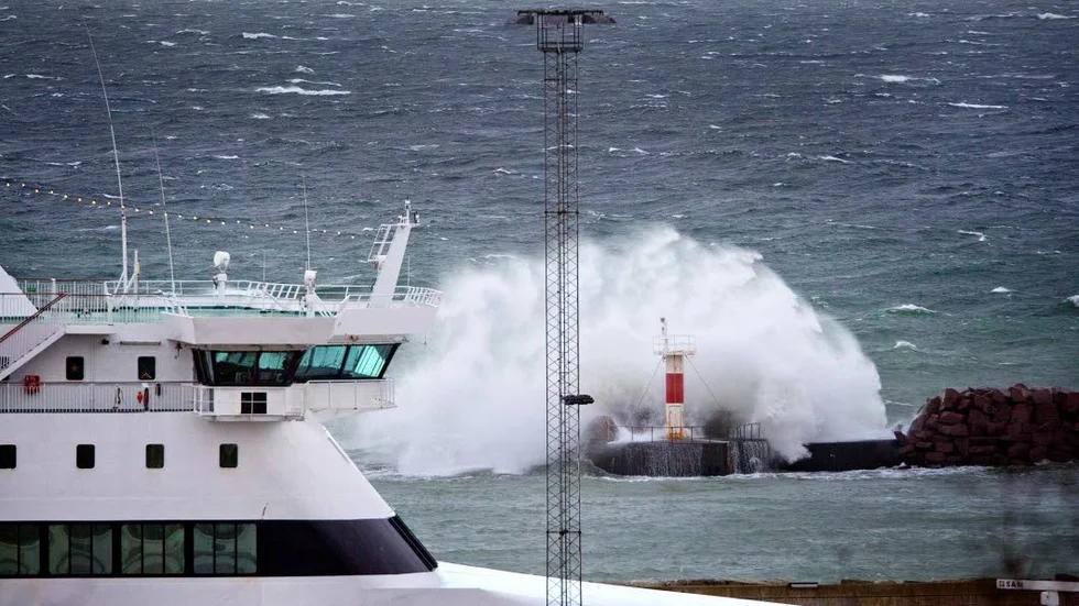 Samtliga av Destination Gotlands  färjor får ligga i hamn och vänta ut stormen under onsdagen.