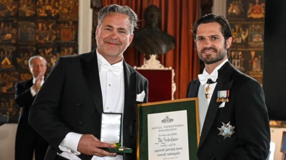 På måndagen fick Apoteas vd Pär Svärdson ta emot Näringslivsmedaljen 2022 av prins Carl Philip.