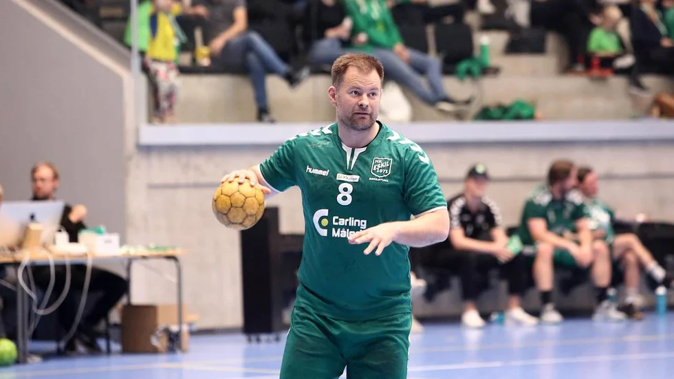 Kristján Andrésson var en av alla profiler som var med under legendarmatchen under lördagen.