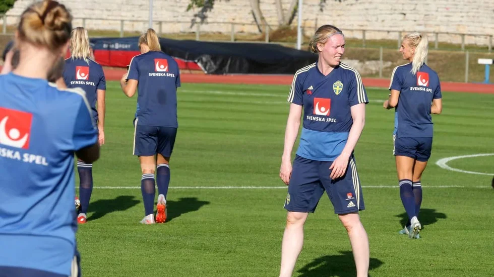 Hedvig Lindahl deltog inte i gårdagens träning.