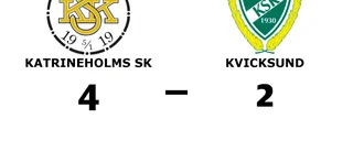 Filip Kinaji och Måns Stapel målskyttar när Kvicksund förlorade